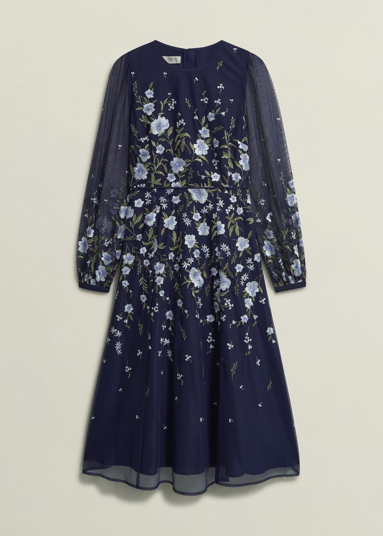 Lois Embroidered Dress, Midnight Multi, hi-res
