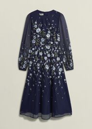Lois Embroidered Dress, Midnight Multi, hi-res