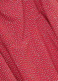 Catalina Printed Skirt, Raspberry Ivory, hi-res