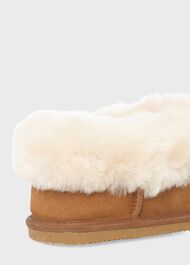 Zora Shearling Slipper, Tan, hi-res