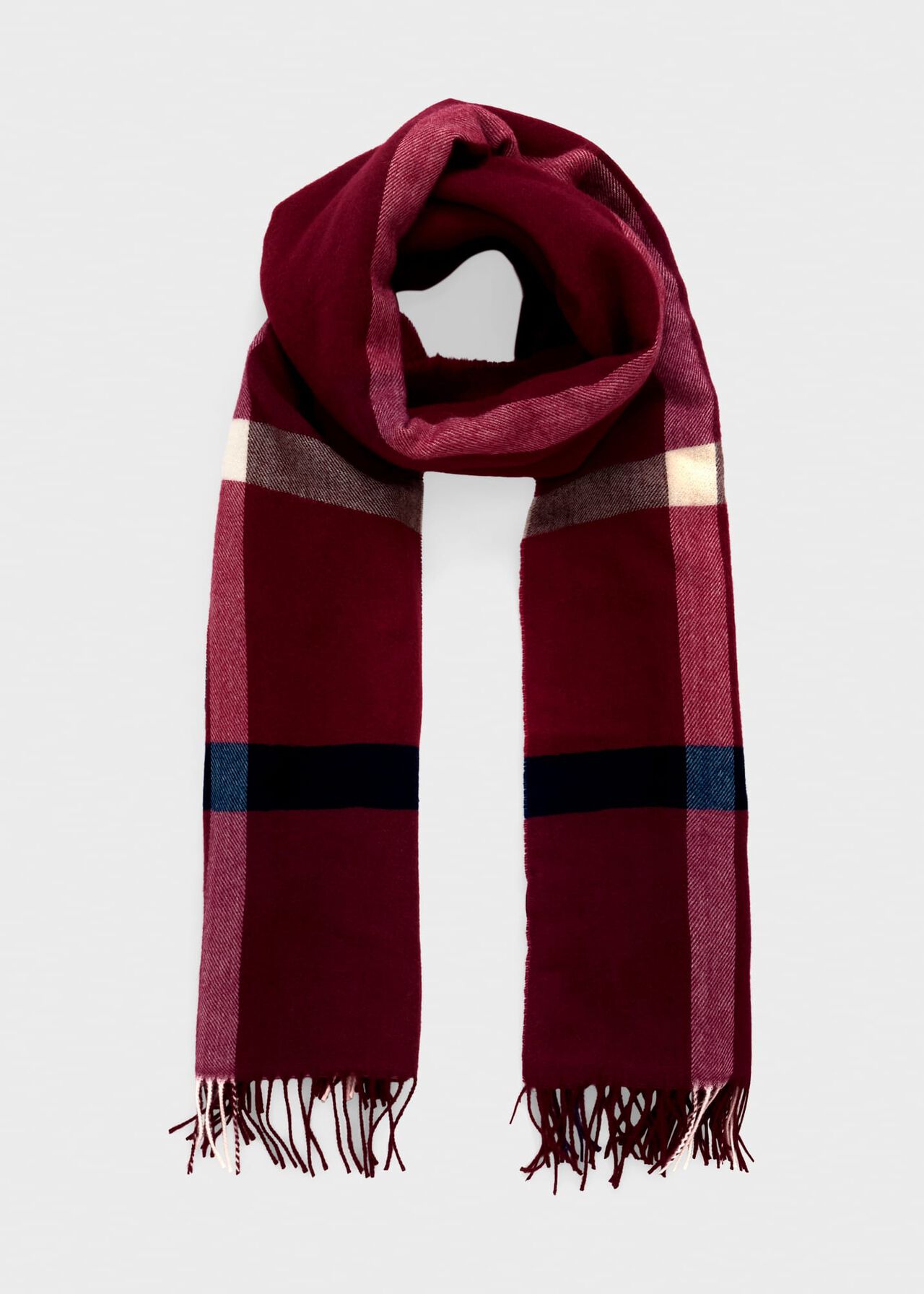 Whetherby Scarf, Plum Purple Mul, hi-res