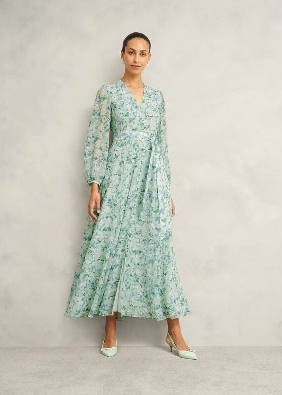 Petite Thea Tie Belted Dress