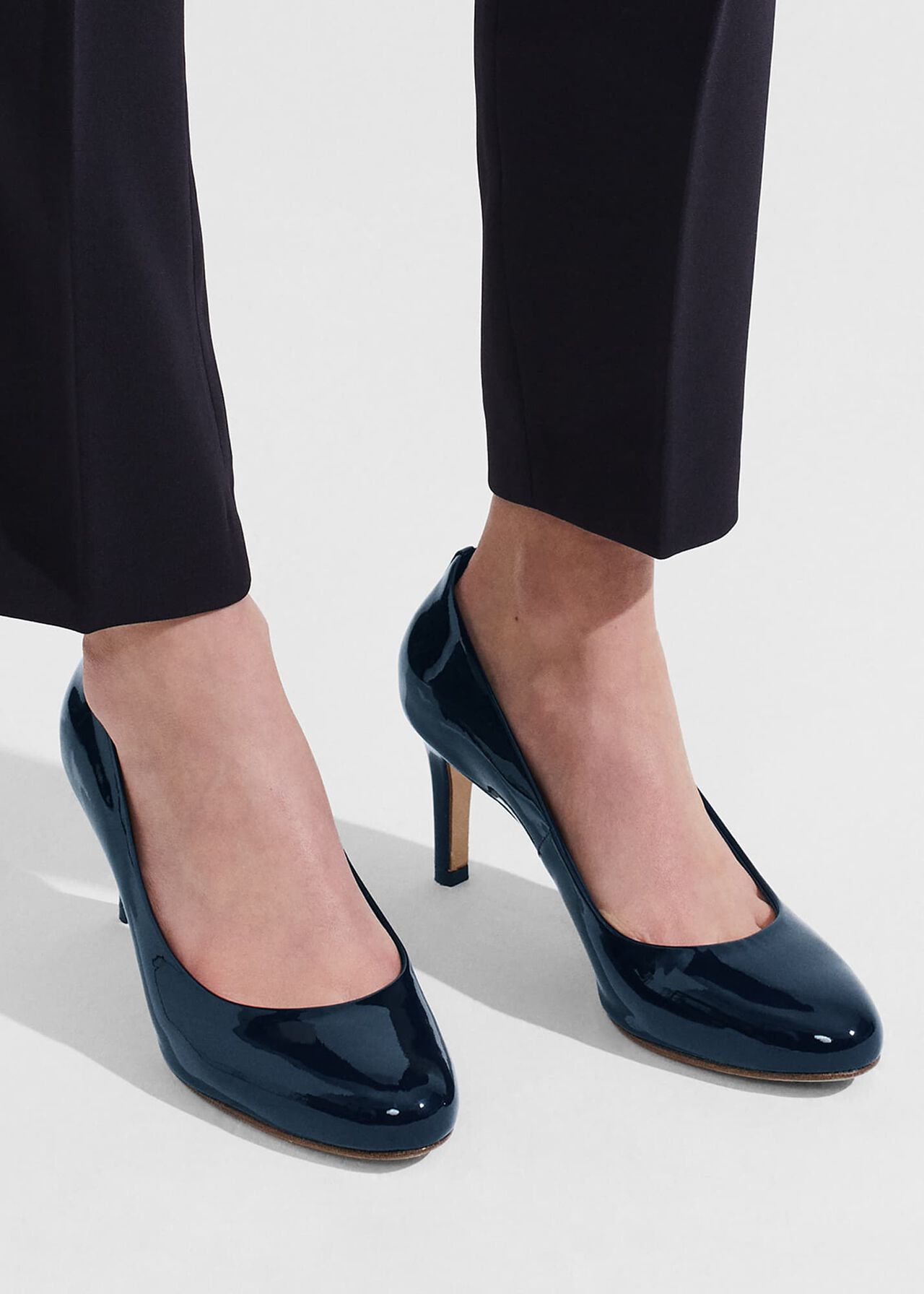 Lizzie Court Shoes, Navy, hi-res