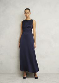 Jemma Dress, Midnight Navy, hi-res