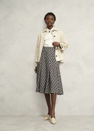 Roxanne Skirt, Black Cream, hi-res