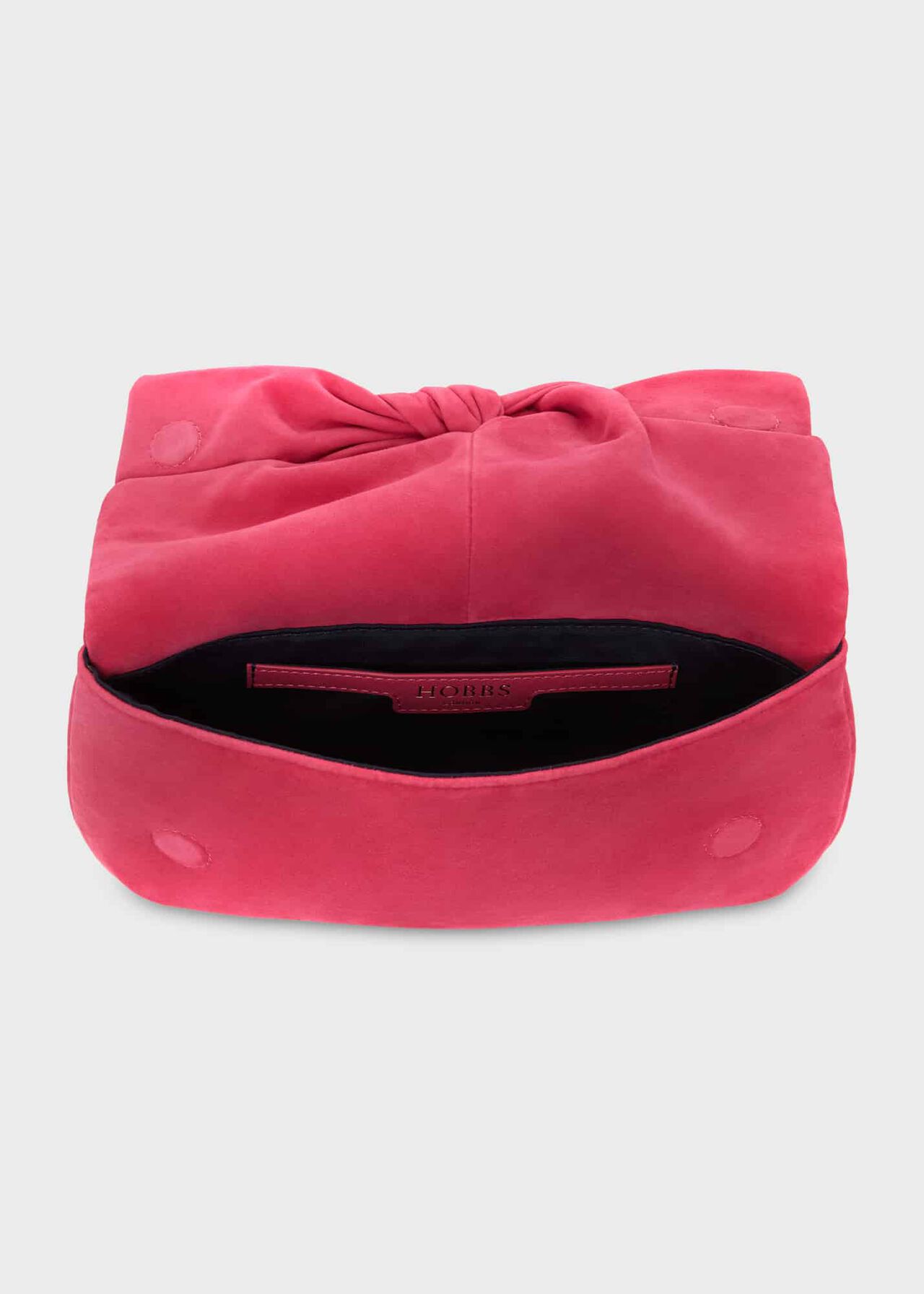 Milly Bow Clutch, Bright Pink, hi-res