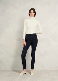 Mischa Turtle Neck Top, Hobbs Ivory, hi-res