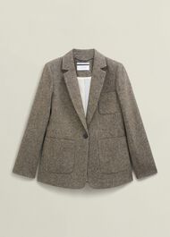 Elvie Jacket, Brown Multi, hi-res