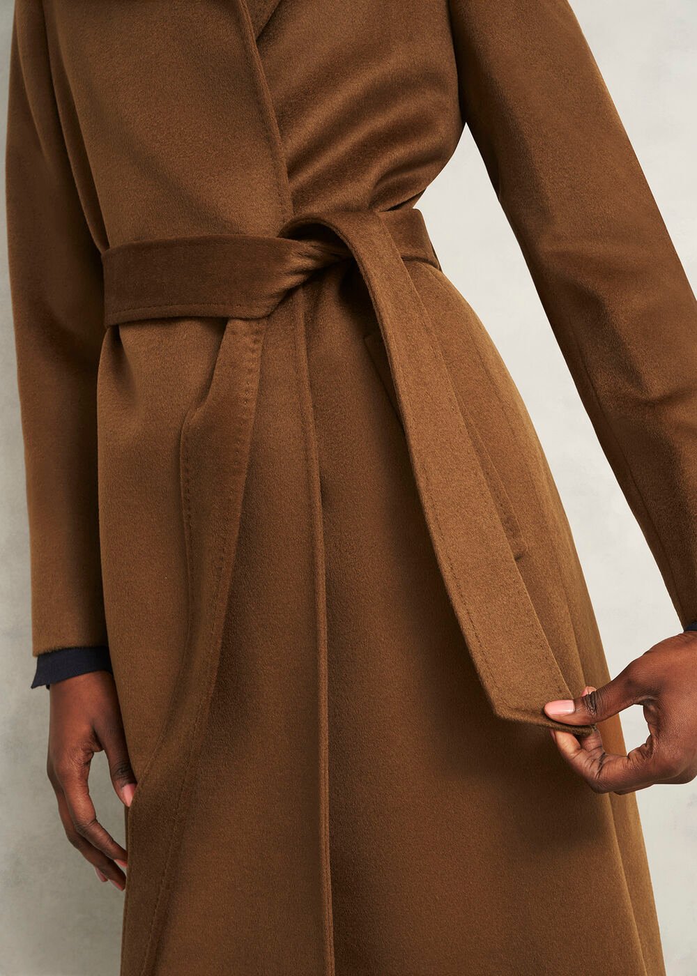 Livia Wool Coat, Vicuna, hi-res