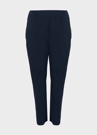 Quin Tapered Trousers With Stretch, Navy, hi-res