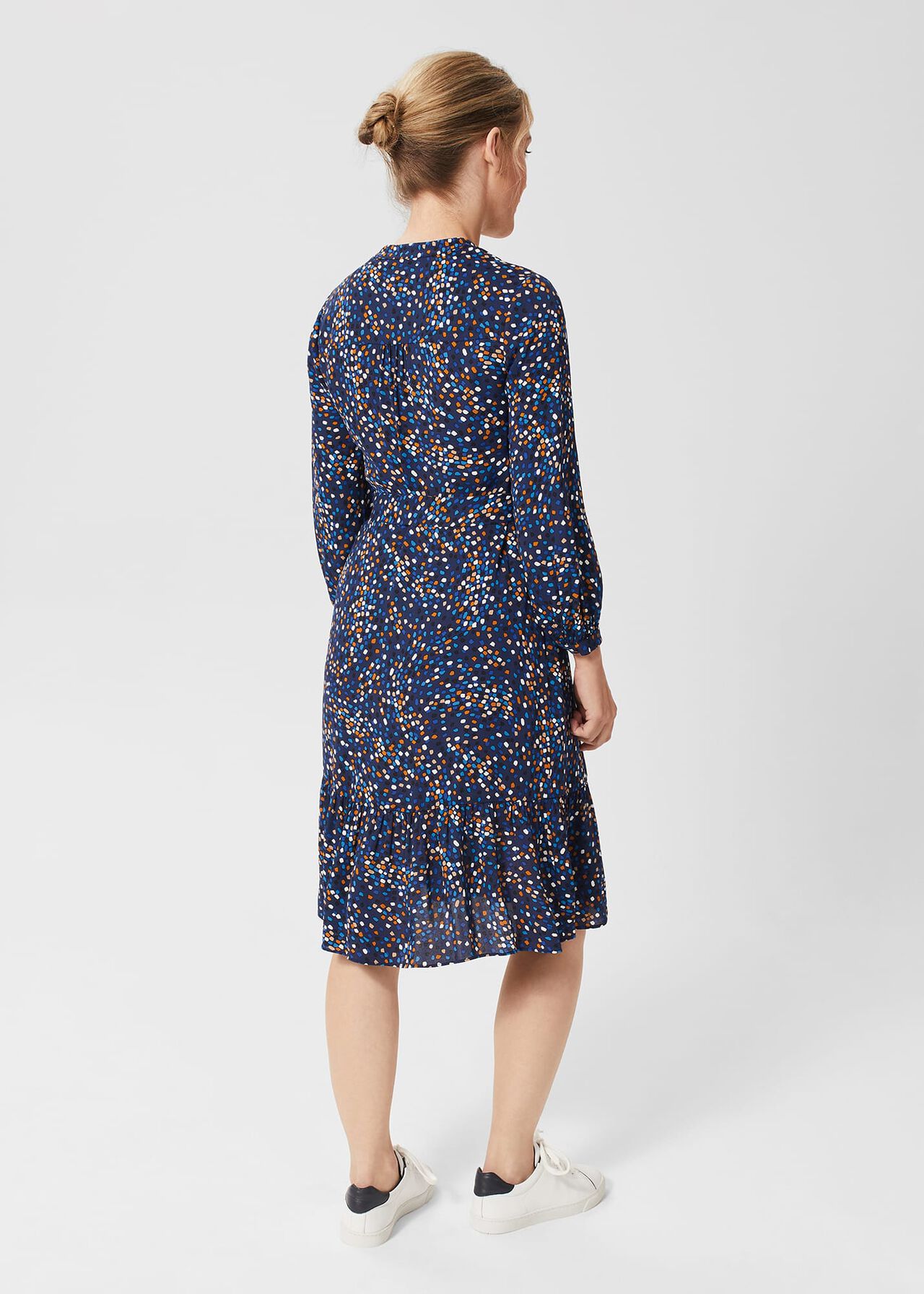 Petite Mallory Dress, Blue Multi, hi-res