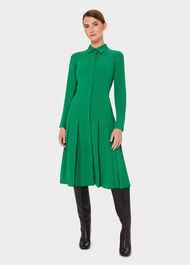 Amalia Dress, Emerald Green, hi-res