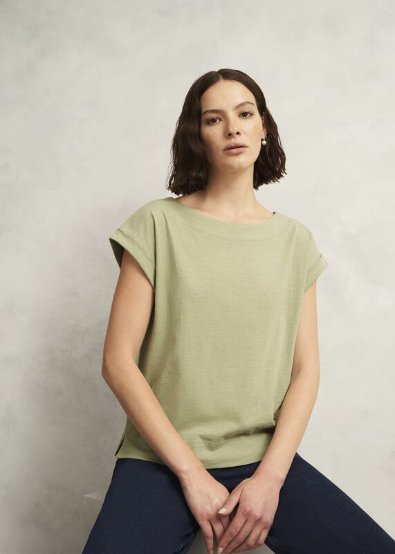 Alycia Cotton Slub T-Shirt