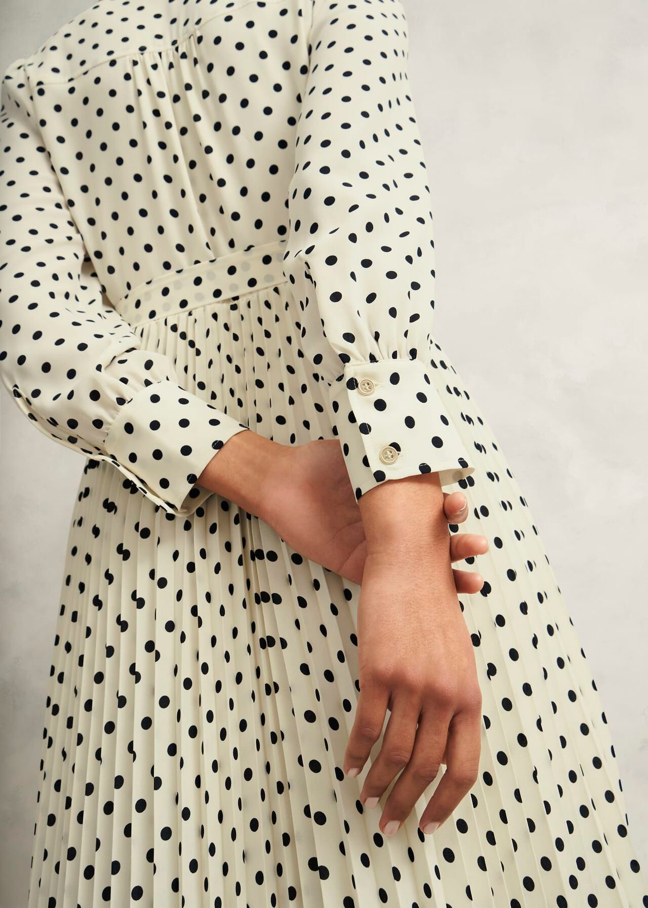 Larina Dress, Ivory Navy, hi-res