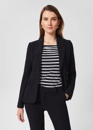Petite Mia Jacket, Navy, hi-res