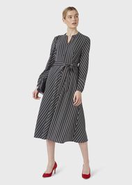 Tarini Dress, Navy Ivory, hi-res