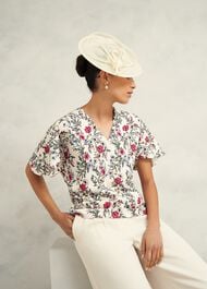 Shona Fascinator, Buttercream, hi-res
