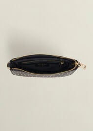 Briella Leather Stud Bag, Black, hi-res