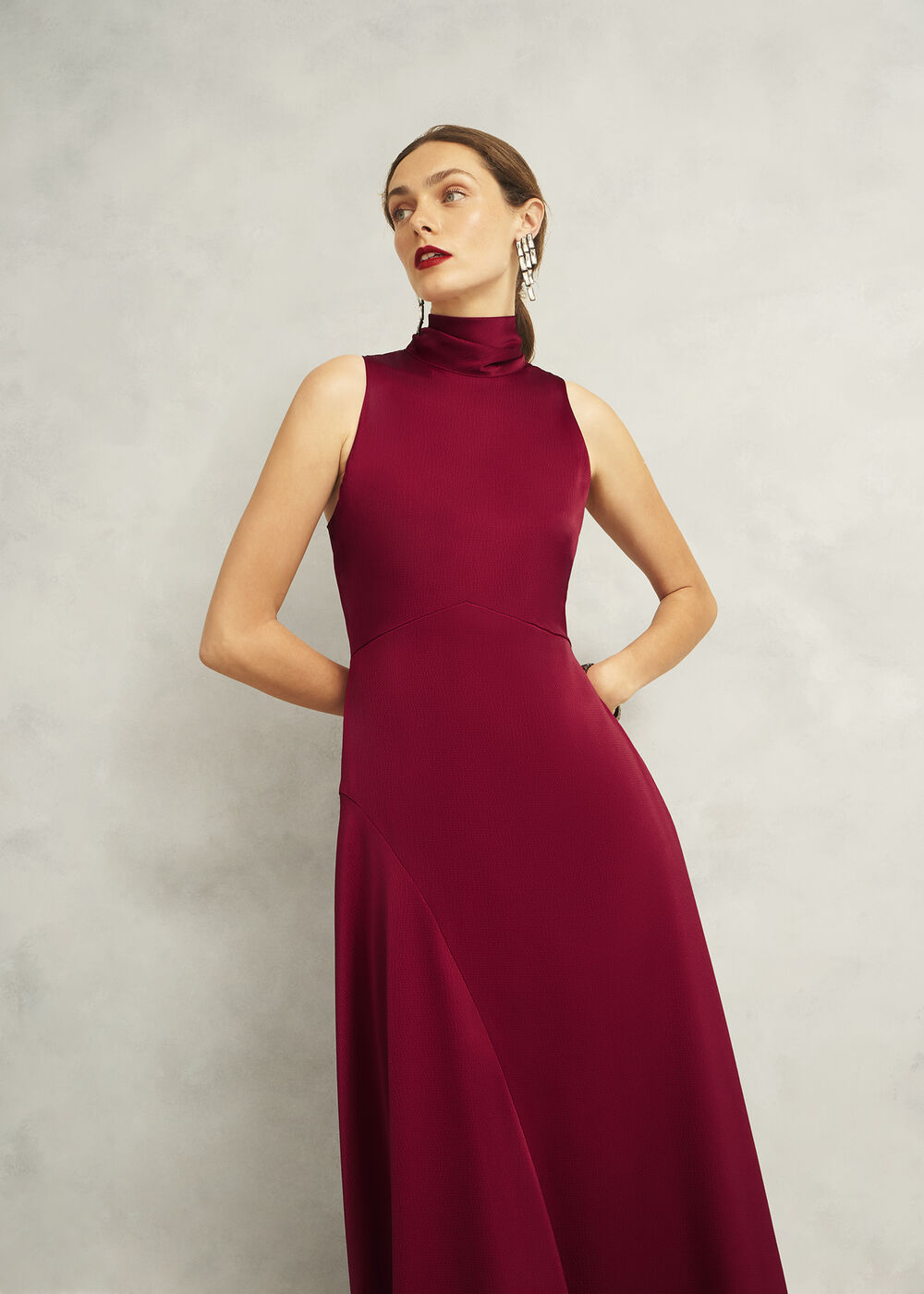 chinese dress ladies Wine Shaping Maxi Dress  Pcheebum