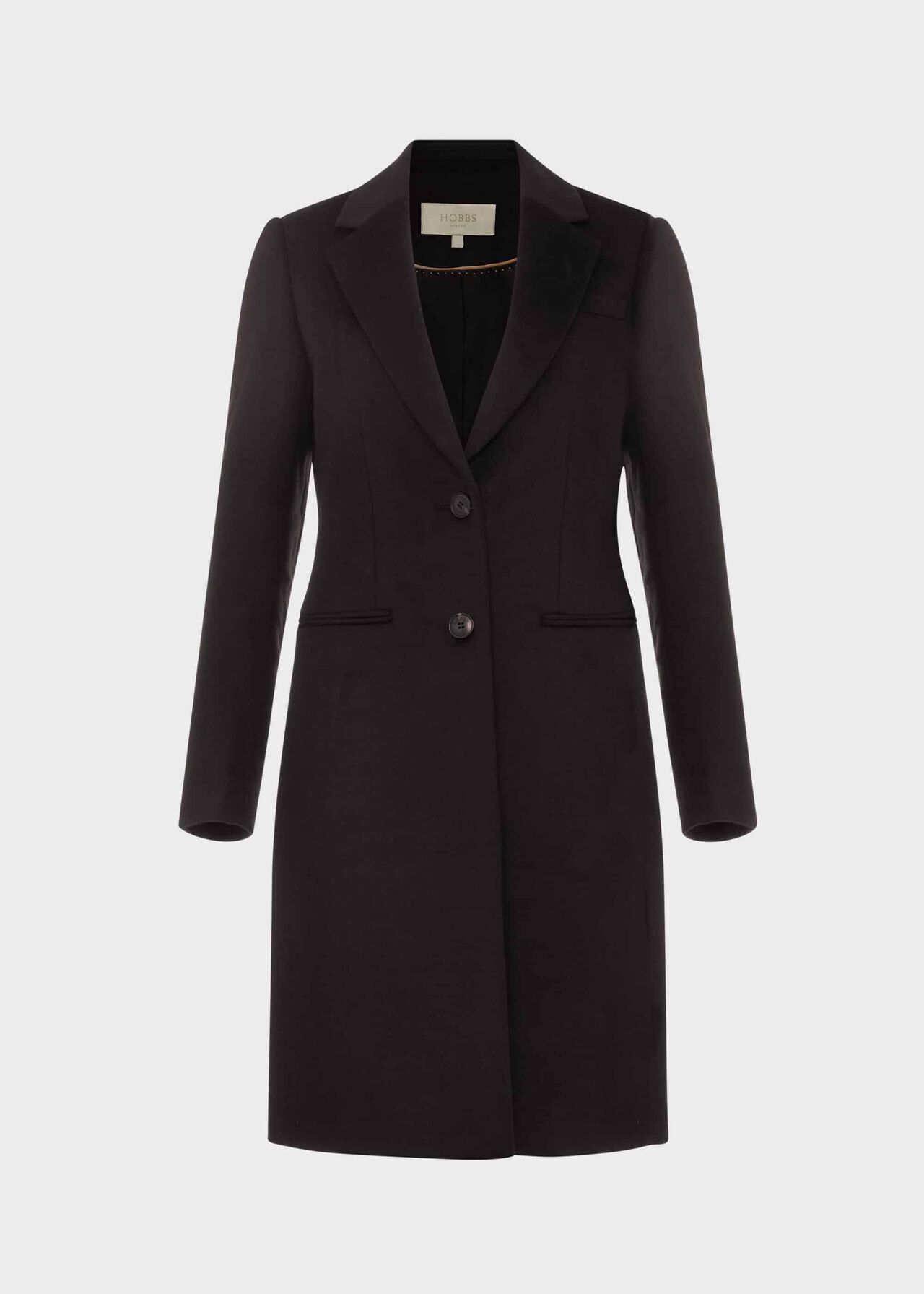 Tilda Wool Coat, Black, hi-res