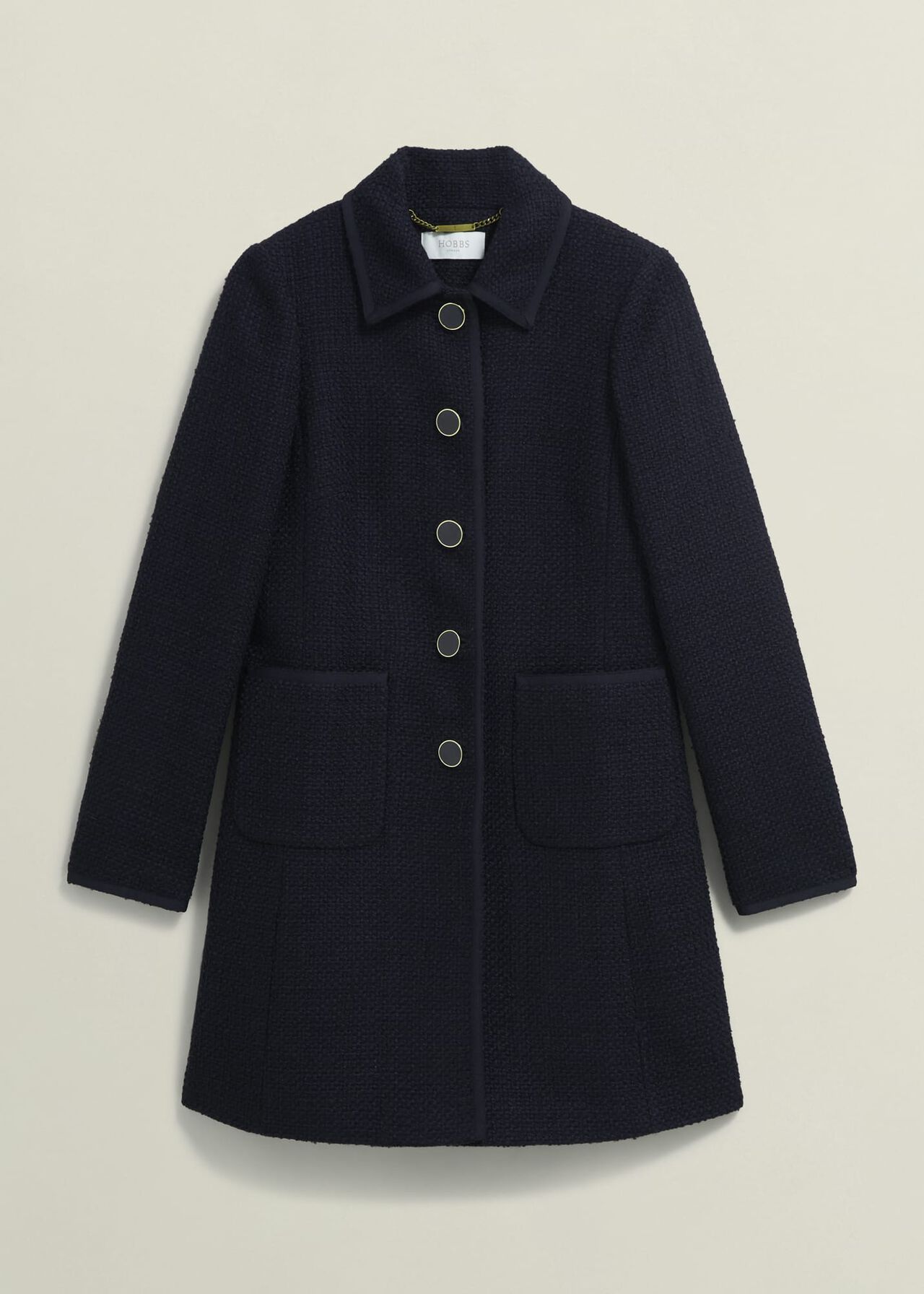 Hobbs Elaine Tweed Coat