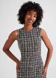 Adelaide Dress, Black Ivory, hi-res