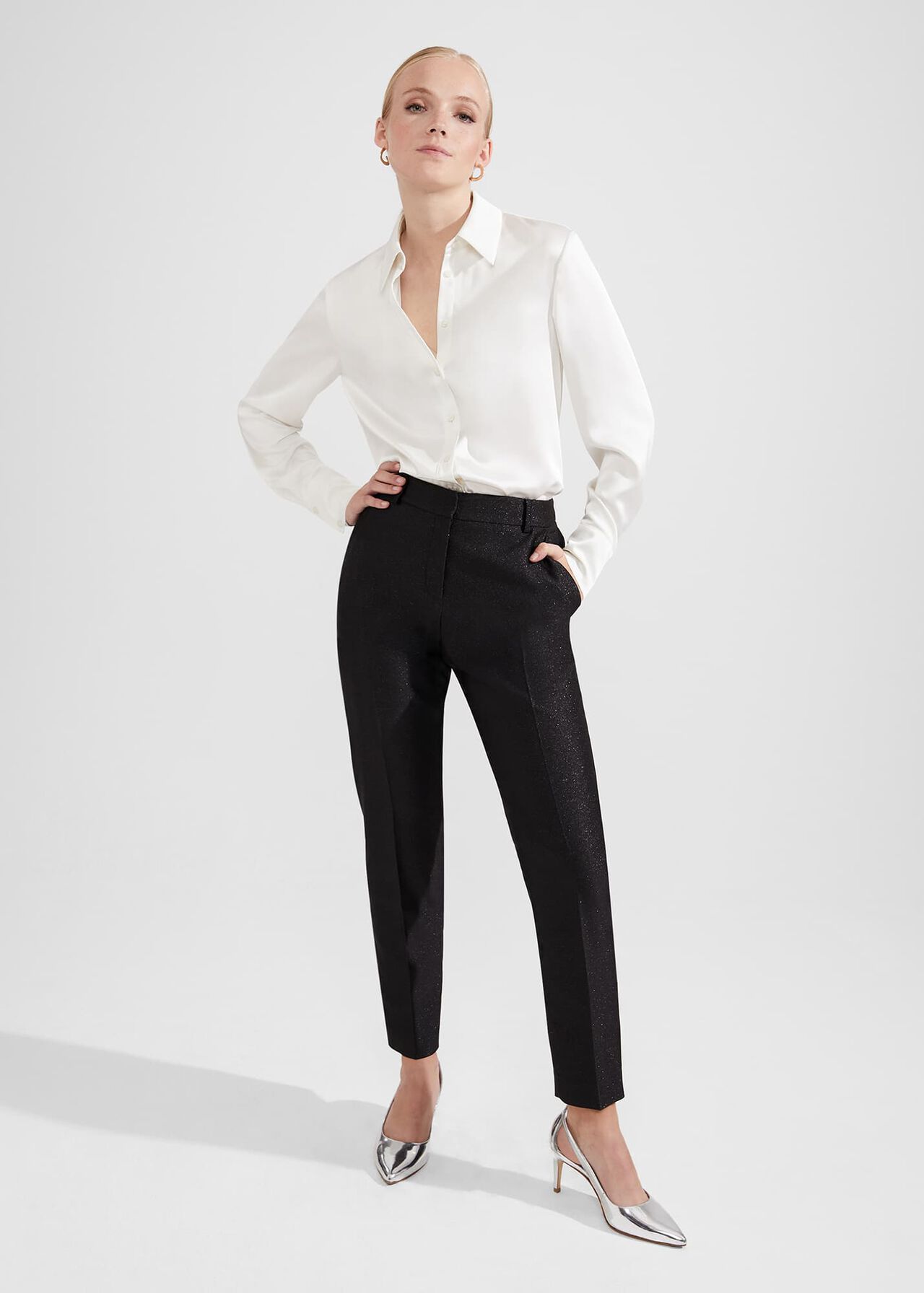 Jodie Trousers, Black, hi-res