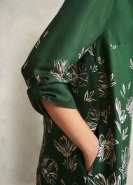 Dark Green Marci Tunic Dress, Green Multi, hi-res