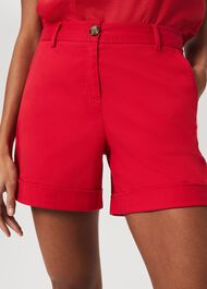 Chessie Shorts, Coral Red, hi-res