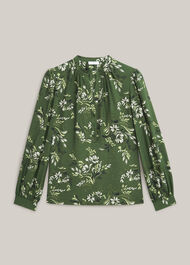 Sylvia Blouse, Green Multi, hi-res