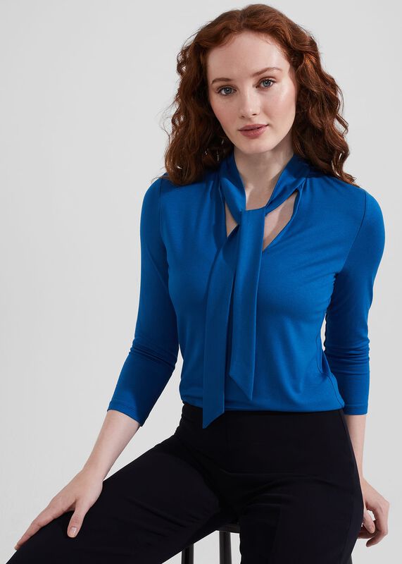 Alba Tie Neck Top
