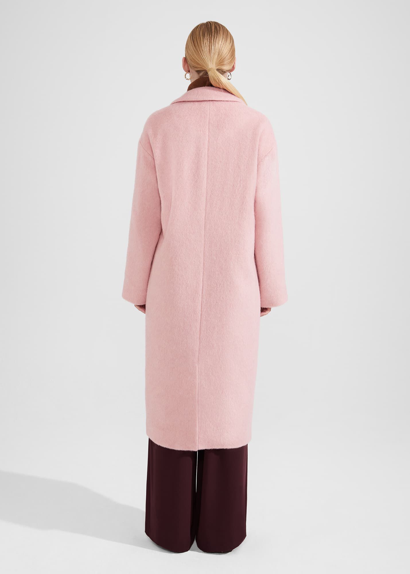 Hobbs camellia coat pink outlet
