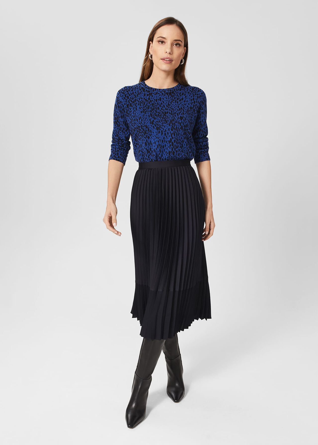 Harlow Jumper, Black Cobalt, hi-res