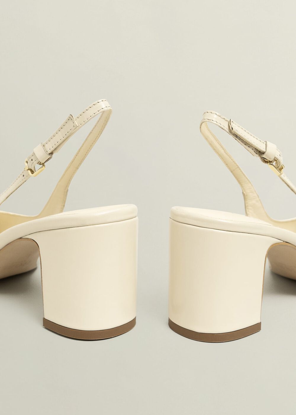 Lily Leather Slingbacks, Buttercream, hi-res