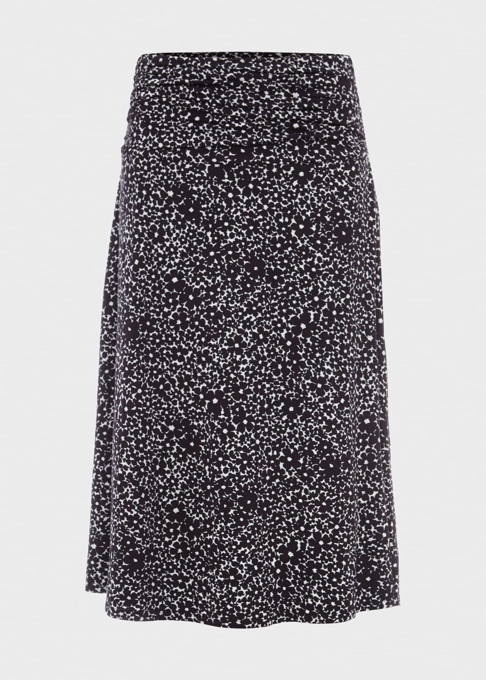 Liza Jersey Skirt, Navy White, hi-res