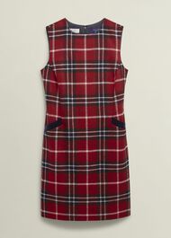 Amaris Wool Dress, Red Multi, hi-res