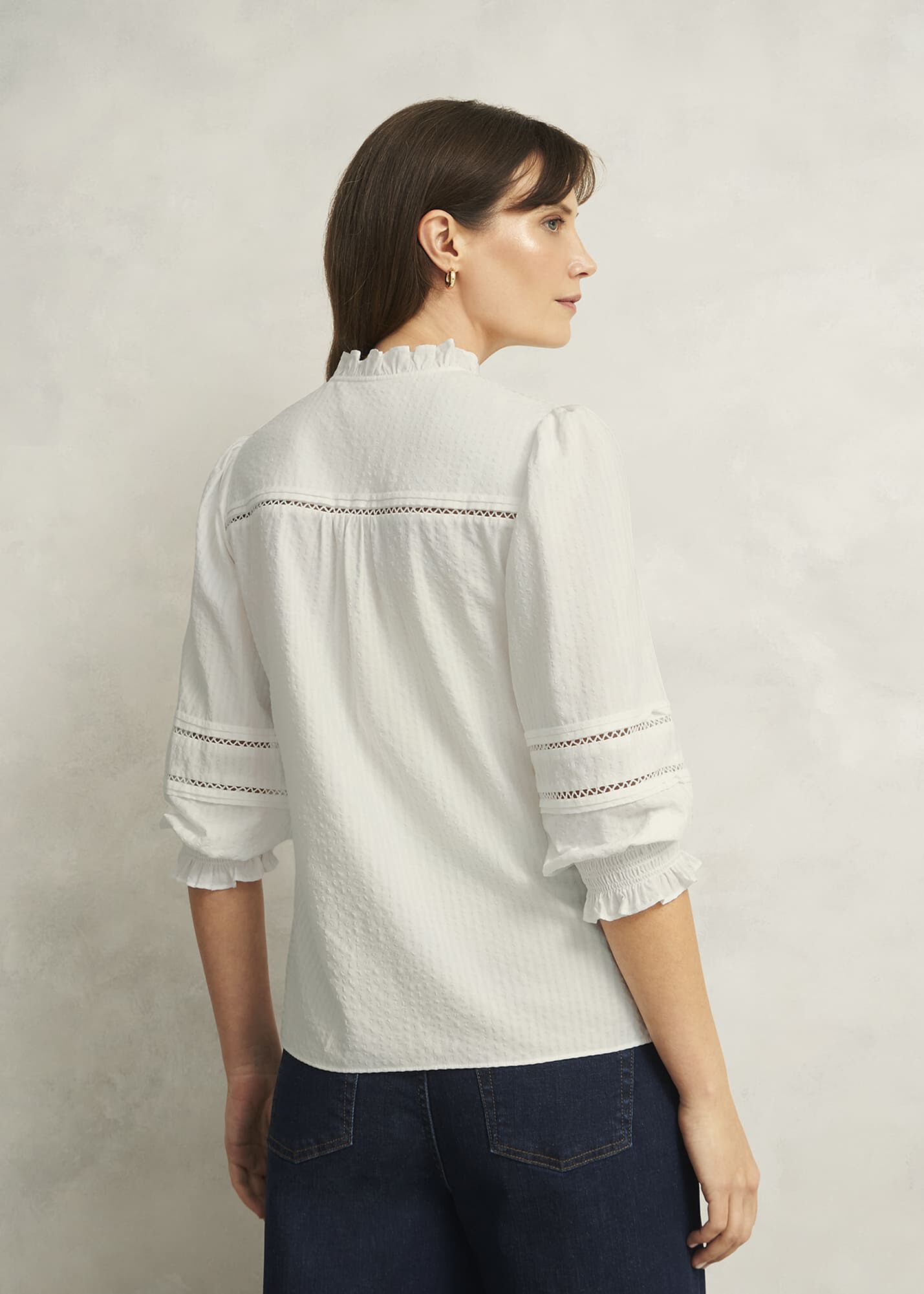 新品　theory luxe Bellport Amira Blouse Amira Blouse | Hobbs UK |
