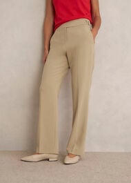 Leila Straight Leg Trousers, Fawn Beige, hi-res