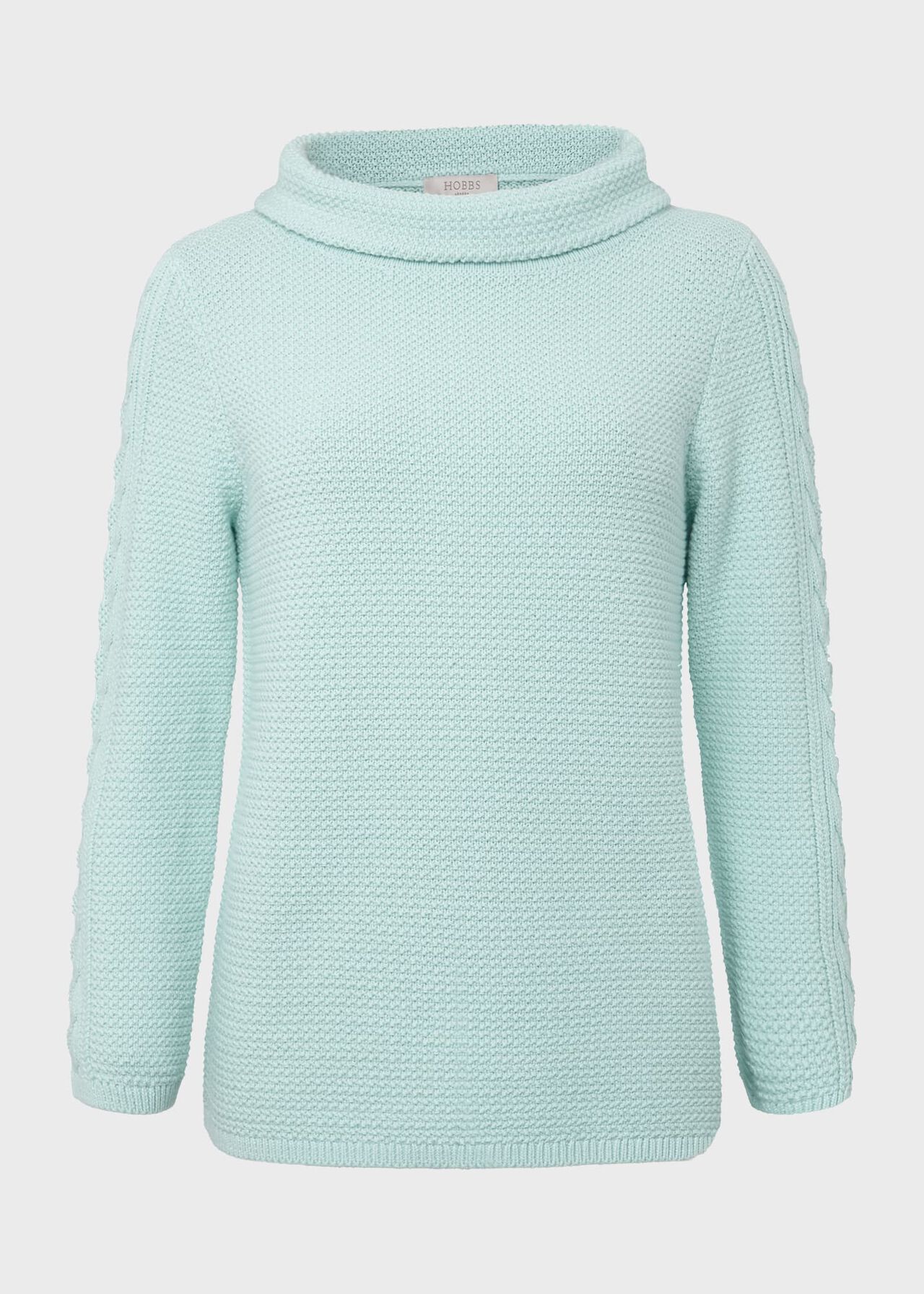 Camilla Cotton Jumper, Clearwater Blue, hi-res
