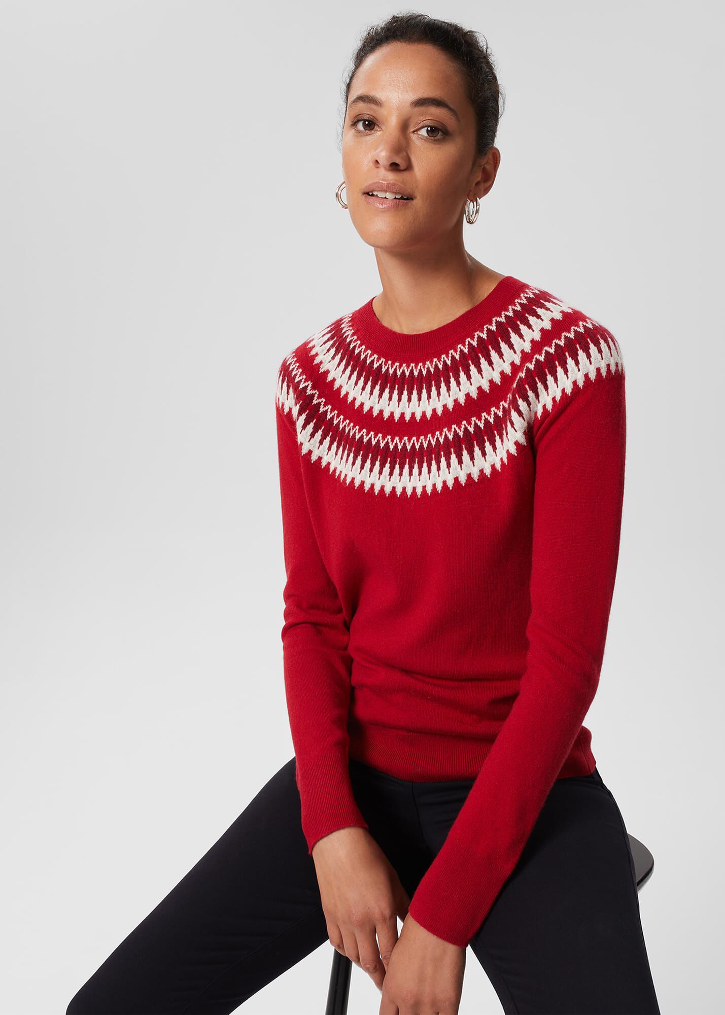 Rosa Cashmere Jumper red casual look Fashion Sweaters Cashmere Jumpers 