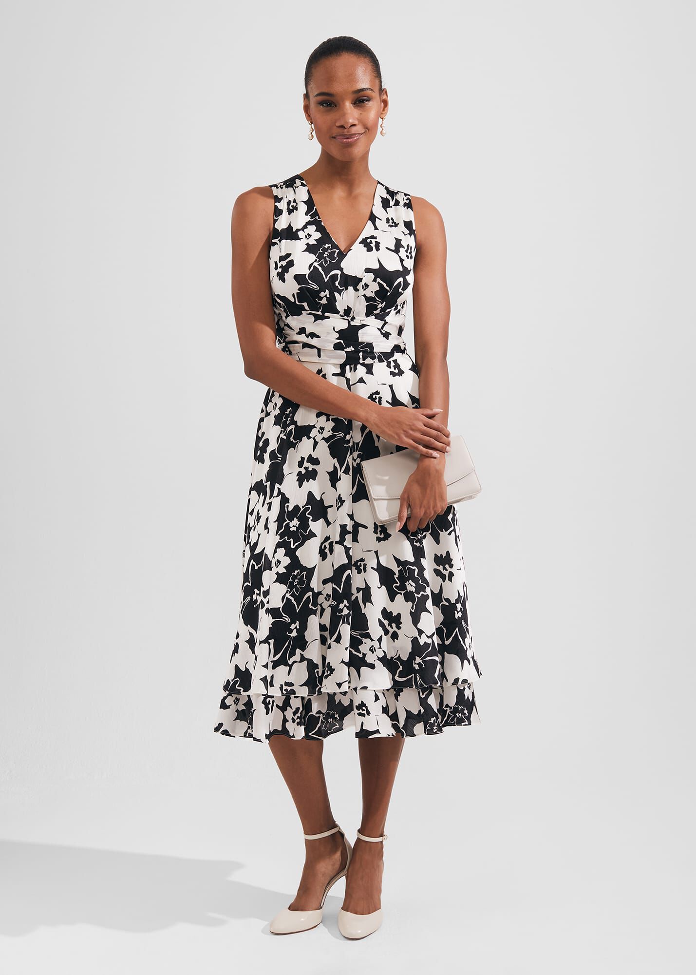 Black silk tank dress sale