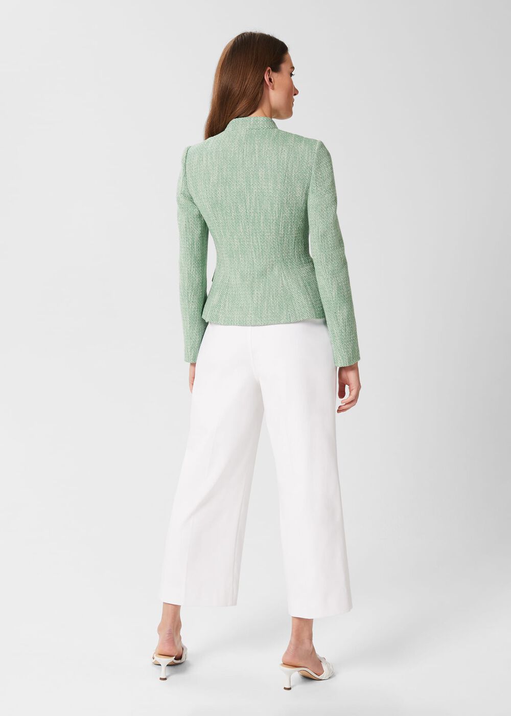 Farren Tweed Jacket, Green, hi-res