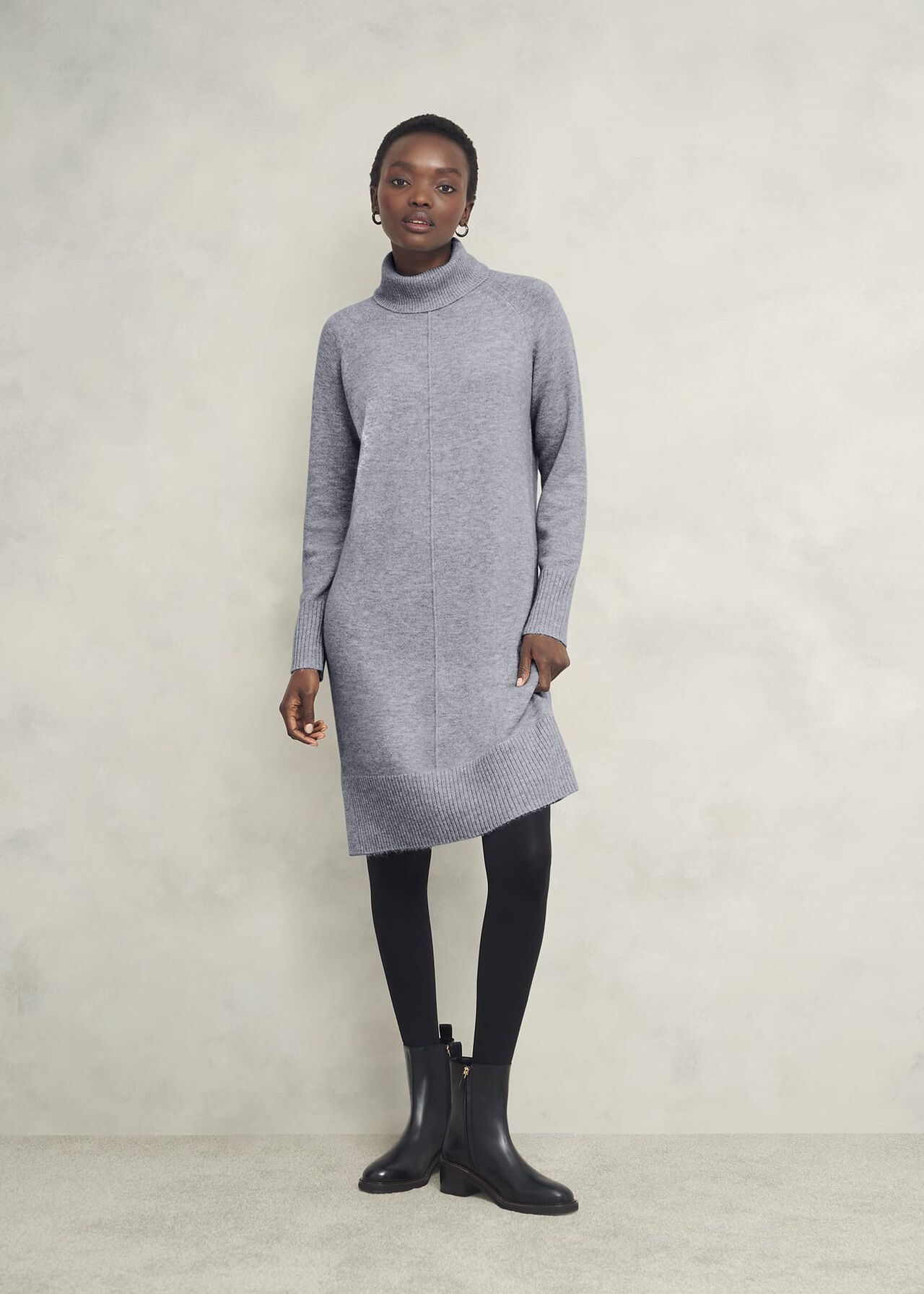 Hobbs Nessa Knitted Dress With Alpaca