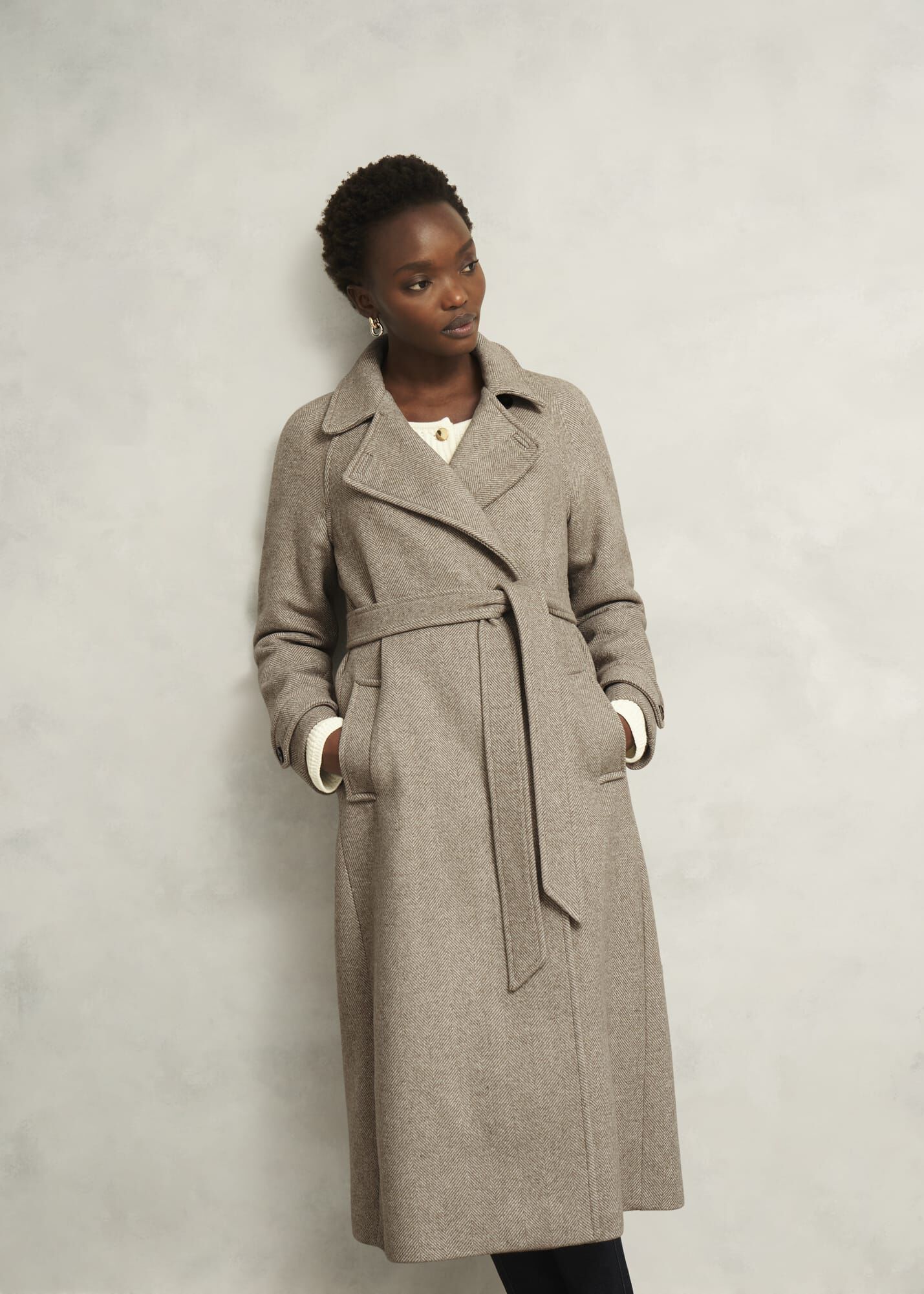 Manon Wool Blend Coat | Hobbs US |
