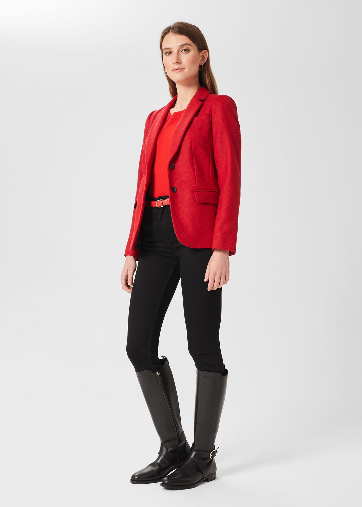Hobbs red deals boots