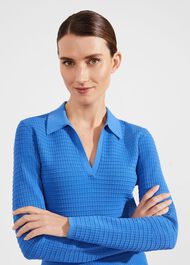 Tamara Polo Jumper, Fjord Blue, hi-res