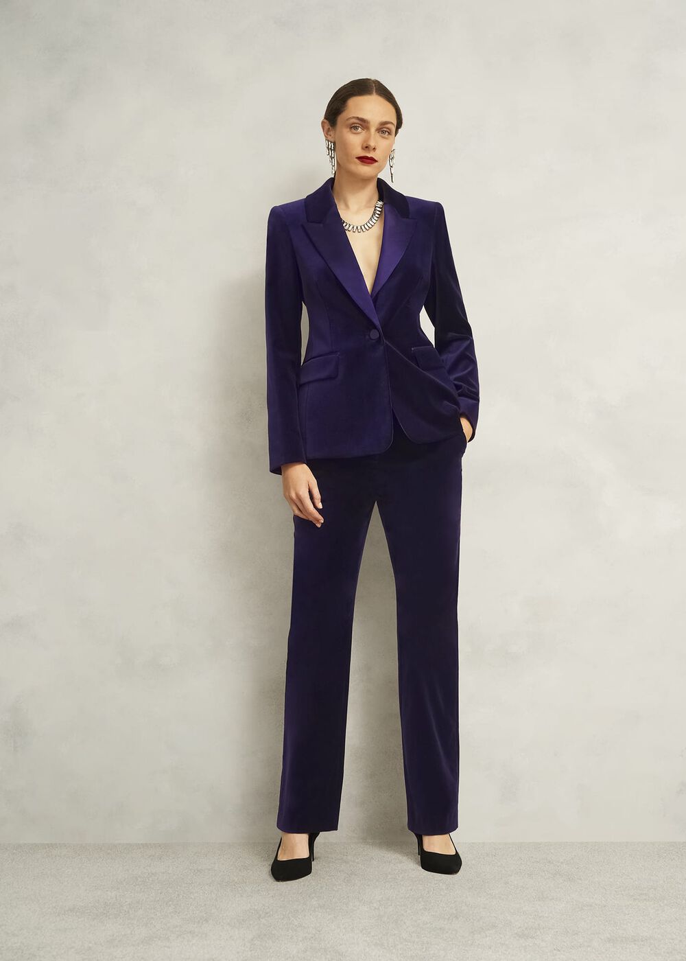 Heather Pants, Midnight Purple, hi-res