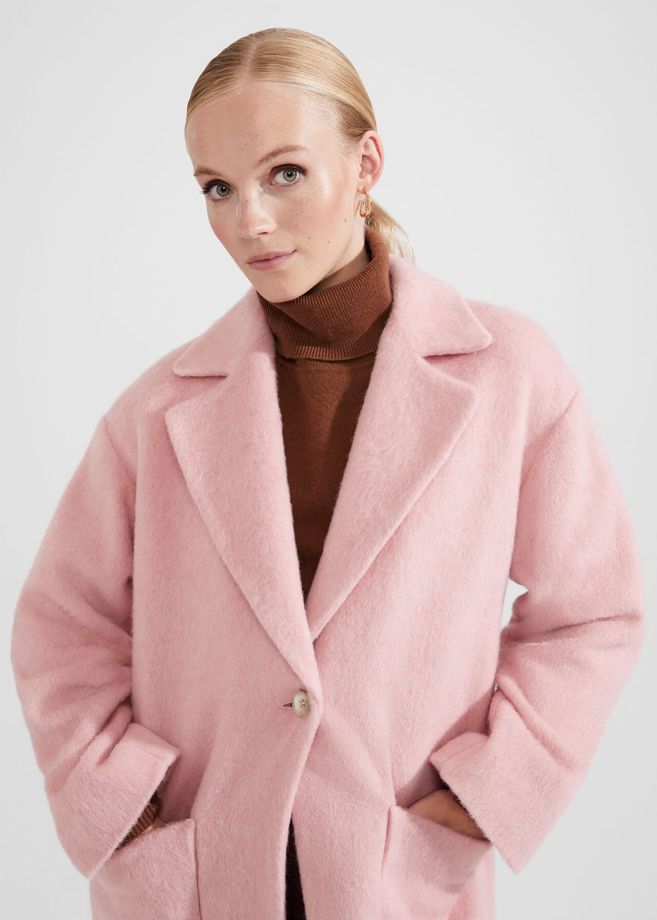 Isla Coat, Pink, hi-res