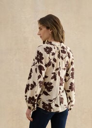 Sherry Blouse, Beige Chocolate, hi-res