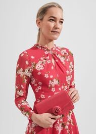 Maisie Clutch, Bright Geranium, hi-res